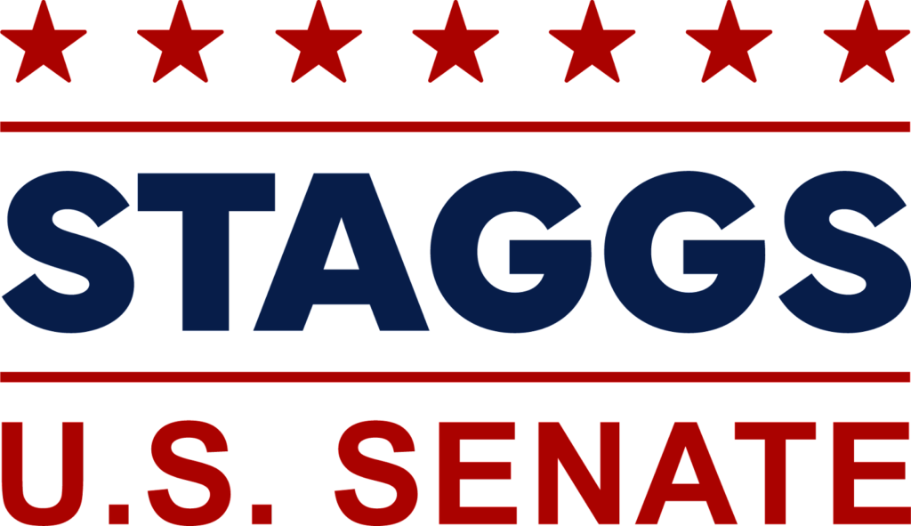 staggs for senate banner